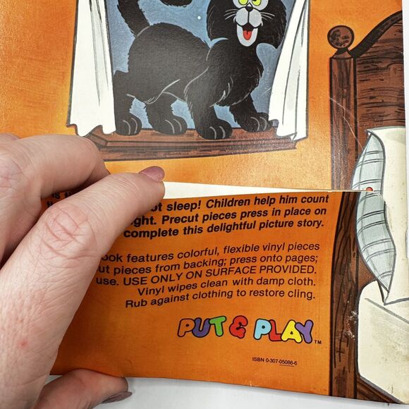 Vintage Put and Play 80s Walt Disney Goofy's Sleepless Night Paperback book - Picture 6 of 8